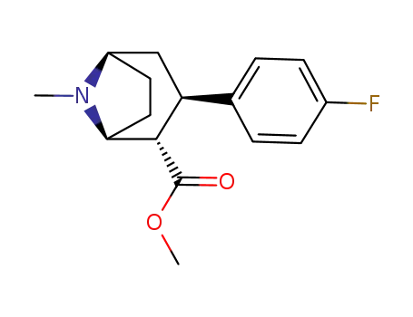 (1S)-3β-(4-fluorophenyl)tropane-2α-carboxylic acid methyl ester