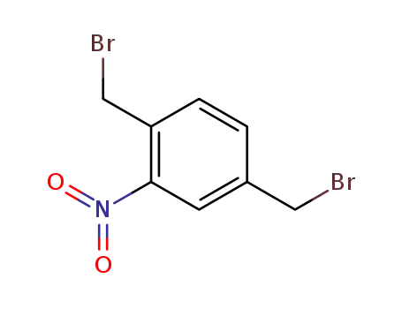 Molecular Structure of 132733-95-0 (Benzene, 1,4-bis(bromomethyl)-2-nitro-)
