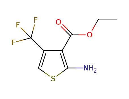 3-Thiophenecarboxylic acid, 2-amino-4-(trifluoromethyl)-, ethyl ester