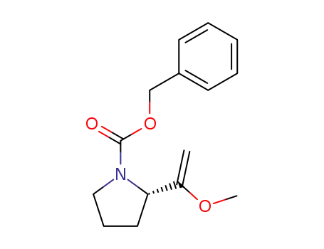 (2S)-benzyl 2-(1-methoxy-1-propenyl)-1-pyrrolidinecarboxylate