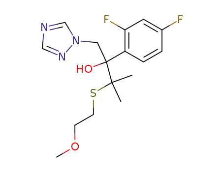 2-(2,4-Difluoro-phenyl)-3-(2-methoxy-ethylsulfanyl)-3-methyl-1-[1,2,4]triazol-1-yl-butan-2-ol