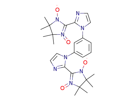 1,3-bis[2-(1-oxyl-3-oxo-4,4,5,5-tetramethylimidazolin-2-yl)imidazol-1-yl]benzene
