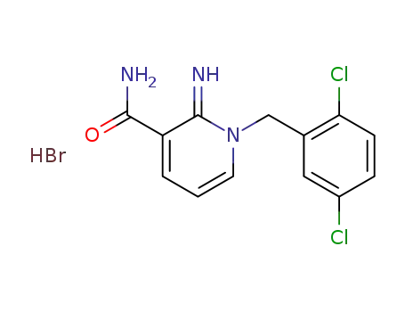 1-(2,5-dichlorobenzyl)-2-imino-1,2-dihydropyridine-3-carboxamide hydrobromide