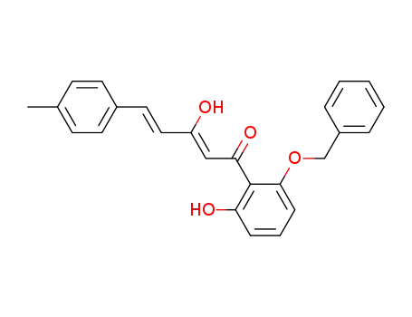 1-(2-benzyloxy-6-hydroxyphenyl)-5-(4-methylphenyl)-3-hydroxy-2,4-penten-1-one