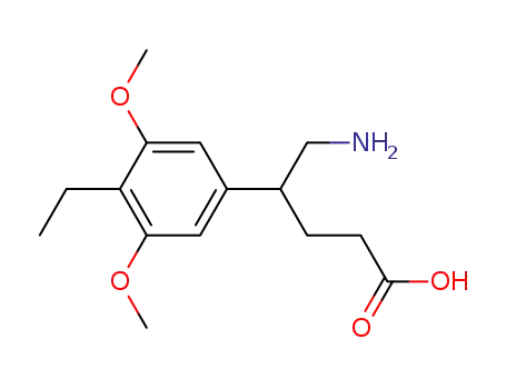 5-Amino-4-(4-ethyl-3,5-dimethoxy-phenyl)-pentanoic acid