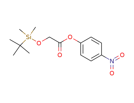 Molecular Structure of 230618-38-9 (p-nitrophenyl (tert-butyldimethylsilyloxy)acetate)
