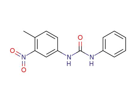 Molecular Structure of 13142-76-2 (<i>N</i>-(4-methyl-3-nitro-phenyl)-<i>N</i>'-phenyl-urea)