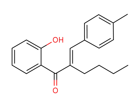 (E)-1-(2-hydroxyphenyl)-2-(4-methylbenzylidene)hexan-1-one