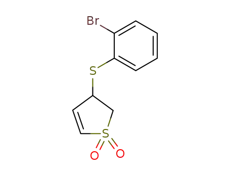 3-[(2-Bromophenyl)sulfanyl]-2,3-dihydro-1H-1lambda~6~-thiophene-1,1-dione
