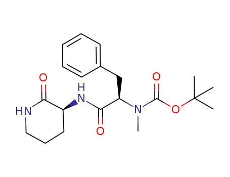 tert-butyl methyl((S)-piperid-2-one-3-ylamino-(R)-oxo-3-phenylpropan-2-yl)carbamate