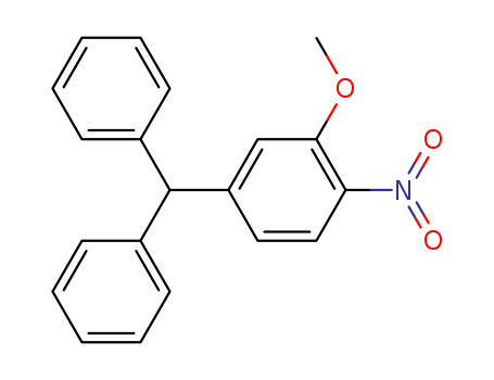 2-Methoxy-4-(diphenylmethyl)nitrobenzene
