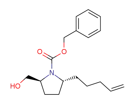 (2S,5S)-1-[(Benzyloxy)carbonyl]-2-hydroxymethyl-5-(pent-4-enyl)pyrrolidine