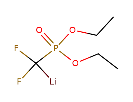 Molecular Structure of 94993-99-4 ((Diethoxyphosphoryl)difluoromethyllithium)