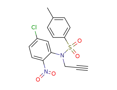 N-(5-chloro-2-nitrophenyl)-N-prop-2-ynyl toluene-p-sulfonamide