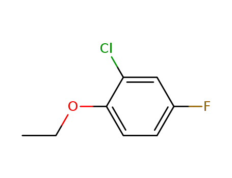 Molecular Structure of 181305-71-5 (2-CHLORO-4-FLUOROPHENETOLE)
