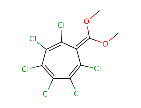 dimethoxy(hexachloro)heptafulvene
