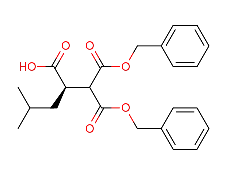 1,1,2-Pentanetricarboxylic acid, 4-methyl-, 1,1-bis(phenylmethyl) ester,
(2R)-