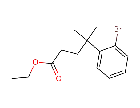 4-(2-bromophenyl)-4-methylpentanoic acid ethyl ester