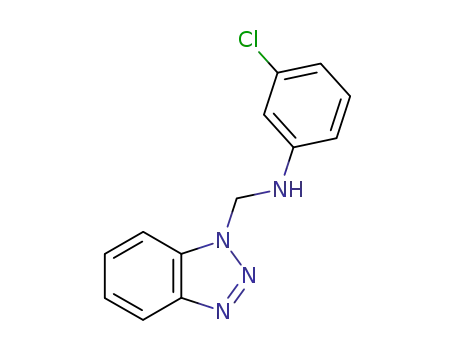 N-((1H-benzo[d][1,2,3]triazol-1-yl)methyl)-3-chloroaniline