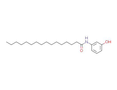 Molecular Structure of 224455-09-8 (HexadecanaMide, N-(3-hydroxyphenyl)-)