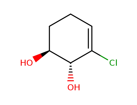 Molecular Structure of 828295-37-0 (3-Cyclohexene-1,2-diol, 3-chloro-, (1S,2R)-)