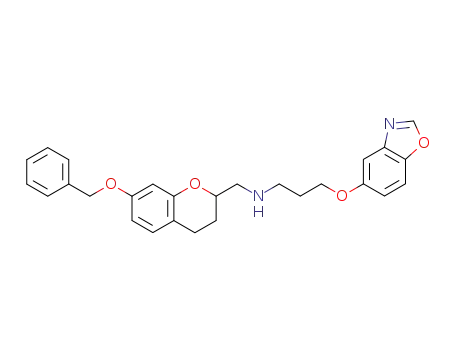 [3-(Benzooxazol-5-yloxy)-propyl]-(7-benzyloxy-chroman-2-ylmethyl)-amine