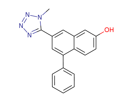 2-Naphthalenol, 7-(1-methyl-1H-tetrazol-5-yl)-5-phenyl-