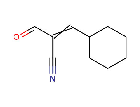 2-Propenenitrile, 3-cyclohexyl-2-formyl-