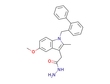 1-([1,1'-biphenyl]-2-ylmethyl)-5-methoxy-2-methyl-1H-indole-3-acetic acid hydrazide