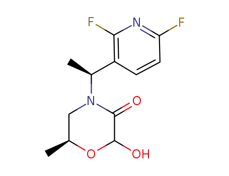 (S)-4-[(S)-1-(2,6-difluoropyridin-3-yl)ethyl]-2-hydroxy-6-methylmorpholin-3-one