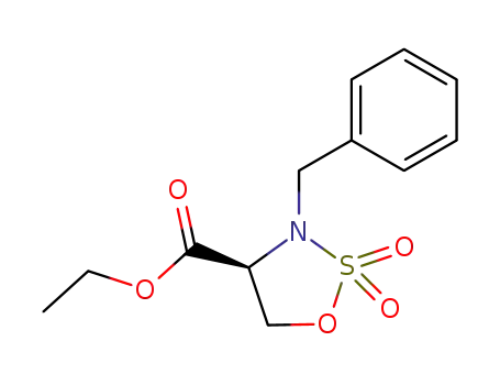 (S)-3-Benzyl-2,2-dioxo-2λ<sup>6</sup>-[1,2,3]oxathiazolidine-4-carboxylic acid ethyl ester