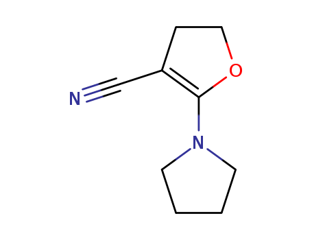 3-Furancarbonitrile, 4,5-dihydro-2-(1-pyrrolidinyl)-