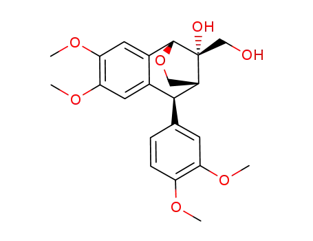 (1R,8S,9R,12S)-8-(3,4-Dimethoxy-phenyl)-12-hydroxymethyl-4,5-dimethoxy-11-oxa-tricyclo[7.2.1.0<sup>2,7</sup>]dodeca-2,4,6-trien-12-ol