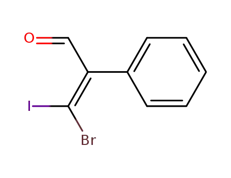 (Z)-3-Bromo-3-iodo-2-phenylpropenal