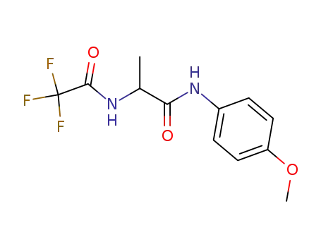 N-(4-methoxyphenyl)-2-[(2,2,2-trifluoroacetyl)amino]propanamide