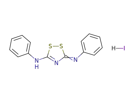 N-phenyl-3-phenylimino-3H-1,2,4-dithiazol-5-amine hydroiodide