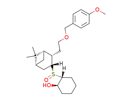 (-)-(1R,2R,S<sub>S</sub>,1'R,2'S,3'R)-trans-2-(4-methoxybenzyl)-nopylsulfinylcyclohexanol