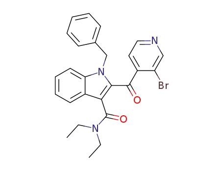 1-Benzyl-2-(3-bromo-pyridine-4-carbonyl)-1H-indole-3-carboxylic acid diethylamide