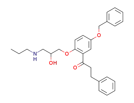 Molecular Structure of 200434-70-4 (5-Benzyloxy Propafenone)