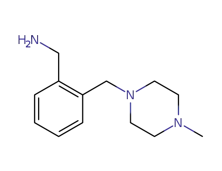Molecular Structure of 879896-50-1 (2-(4-METHYLPIPERAZIN-1-YLMETHYL)BENZYLAMINE)