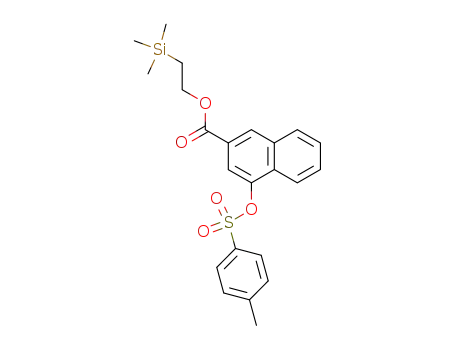 4-(Toluene-4-sulfonyloxy)-naphthalene-2-carboxylic acid 2-trimethylsilanyl-ethyl ester