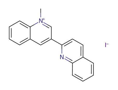 1-methyl-3-(2-quinolyl)quinolinium iodide