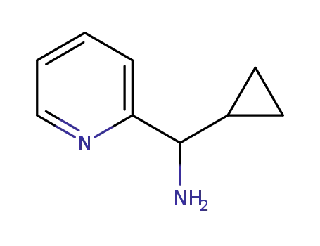 Molecular Structure of 535925-68-9 (2-Pyridinemethanamine,alpha-cyclopropyl-(9CI))