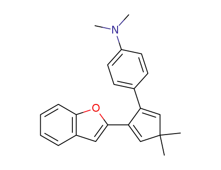 Benzenamine,
4-[5-(2-benzofuranyl)-3,3-dimethyl-1,4-cyclopentadien-1-yl]-N,N-dimeth
yl-