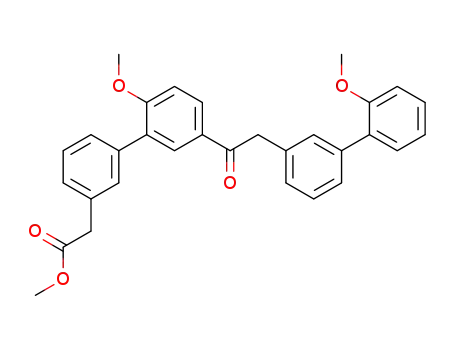 methyl 3-(2-methoxy-5-{1-oxo-2-[3-(2-methoxyphenyl)phenyl]ethyl}phenyl)phenylacetate
