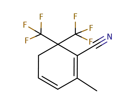 1,1-bis(trifluoromethyl)-5-methyl-6-cyanocyclohexa-3,5-diene