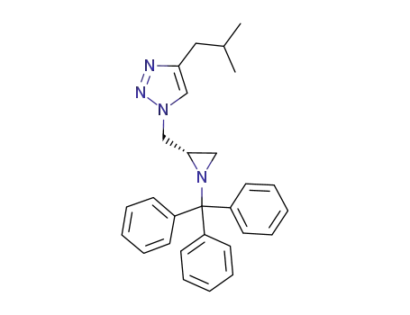 4-isobutyl-1-{[(S)-1-tritylaziridin-2-yl]methyl}-1H-1,2,3-triazole