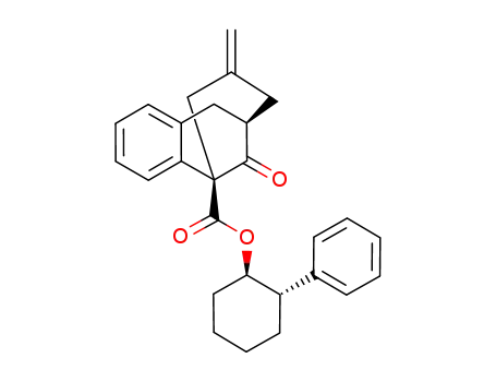 (1R,9R)-11-Methylene-13-oxo-tricyclo[7.3.1.0<sup>2,7</sup>]trideca-2,4,6-triene-1-carboxylic acid (1R,2S)-2-phenyl-cyclohexyl ester
