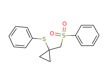 1-phenylsulfonylmethyl-1-phenylthiocyclopropane