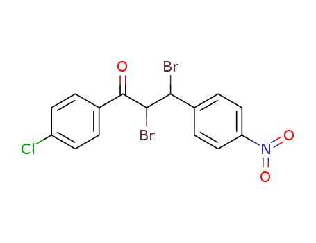 1-(p-Chlorophenyl)-2,3-dibromo-3-(4-nitrophenyl)propanone